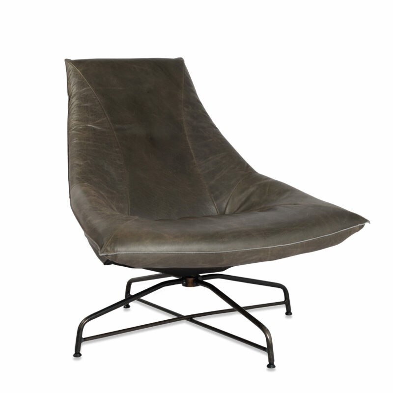 Beal lenestol med svingbase Old Glory base og Bonanza Grey skinn