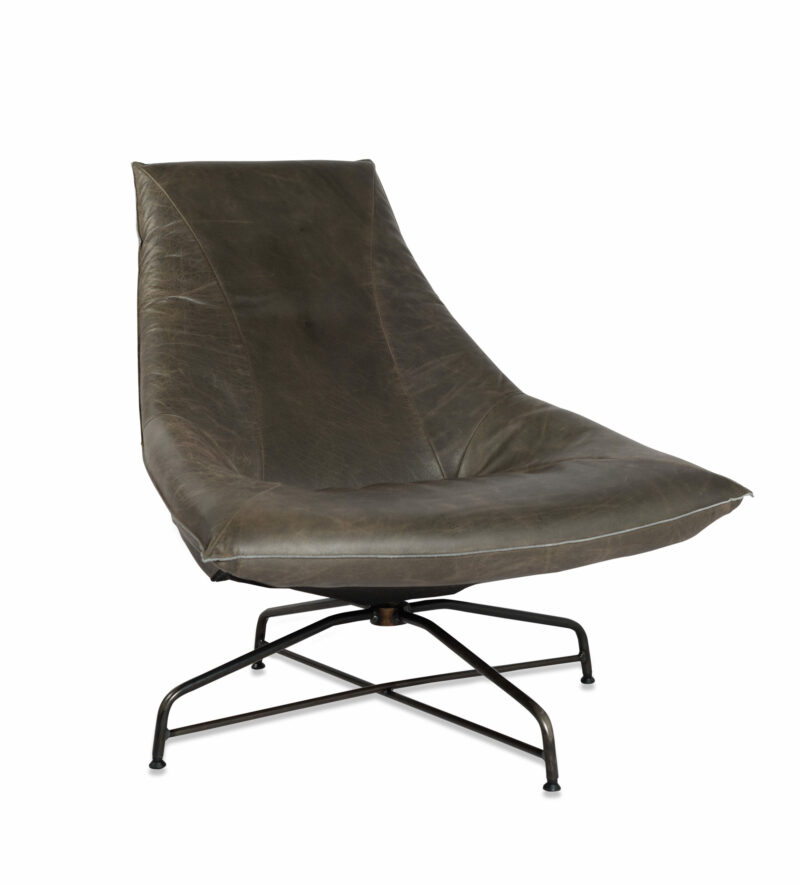 Beal lenestol med svingbase Old Glory base og Bonanza Grey skinn