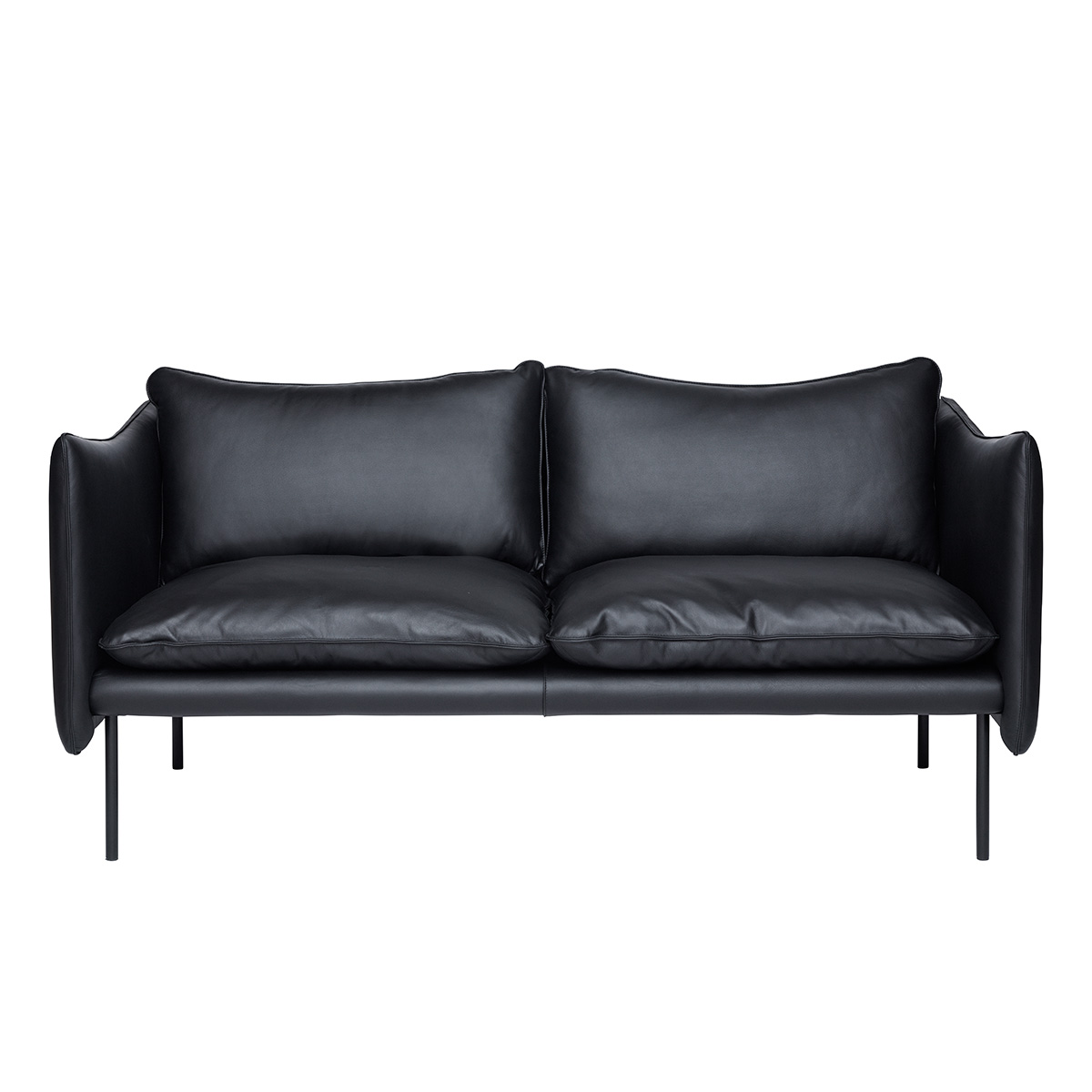 Tiki 2-seter i Elmosoft Black og Matte Black fra Fogia