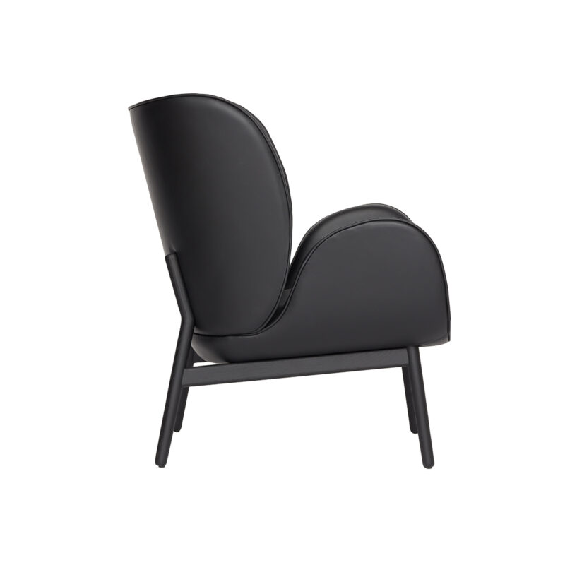 Embrace lenestol i Elmsoft Black fra Fogia