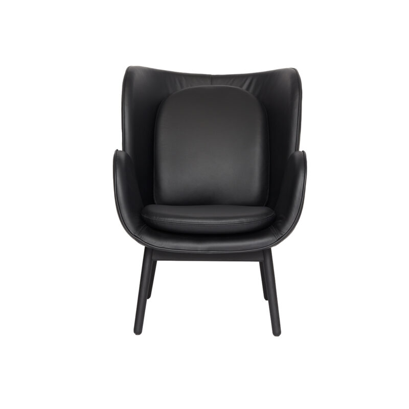 Embrace lenestol i Elmsoft Black fra Fogia