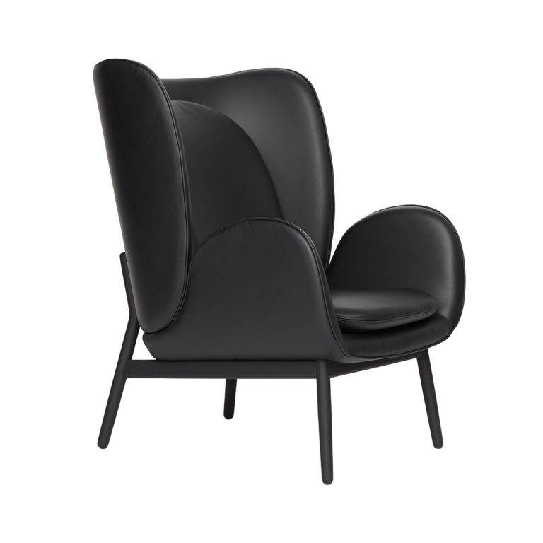 Enclose i Elmsoft Black skinn fra Fogia