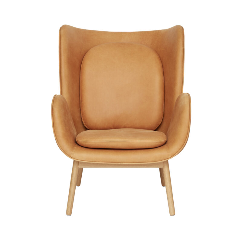 Enclose i Vintage Cognac skinn fra Fogia