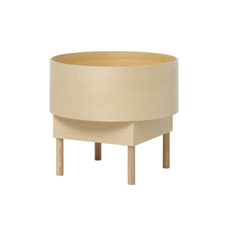 Bowl sidebord small i lakket eik fra Fogia