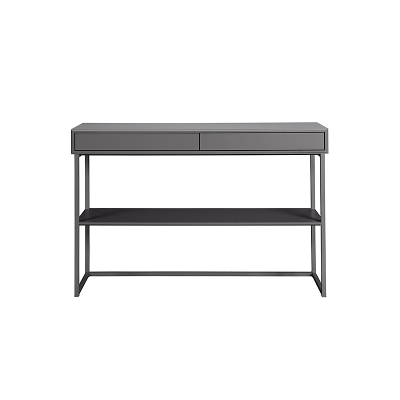 815EG-Cube avlastningsbord-to skuffer-grå-englesson-et hjem-klassiske møbler