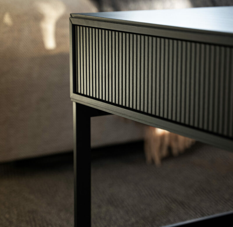 Line sofabord fra Englesson, detaljbilde av bord