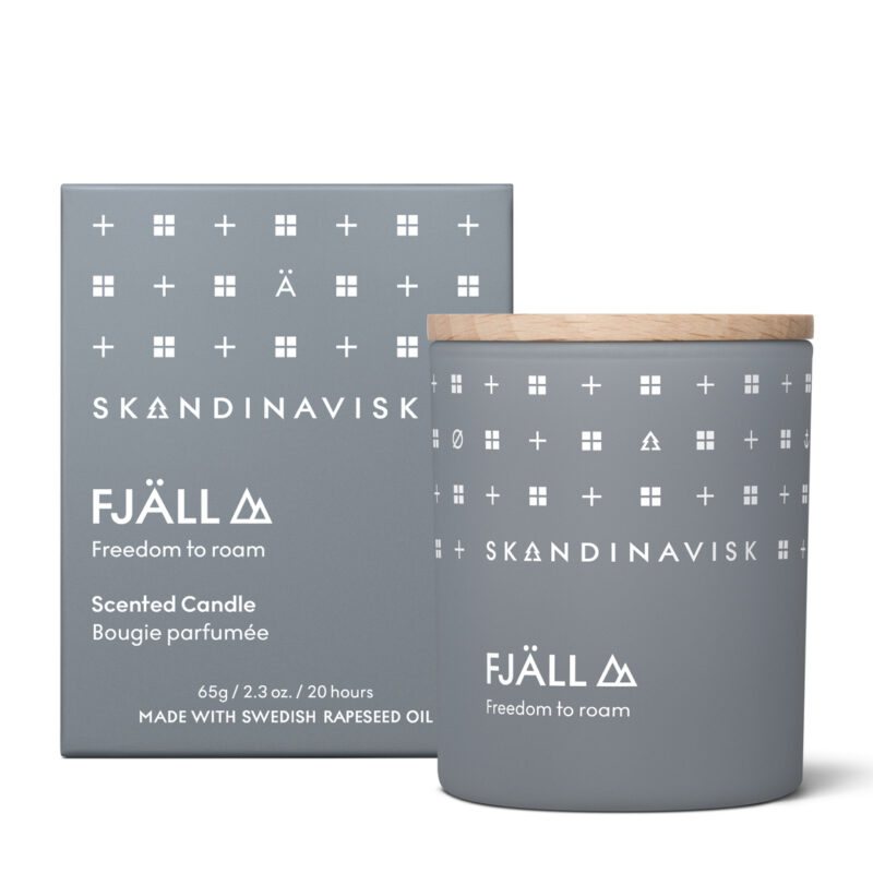 Duftlys 200g fra Skandinavisk, produktbilde av duften fjell