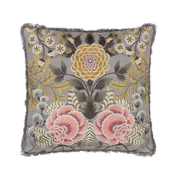 Brocart-Sepia-bomull-pute-designers guild-et hjem