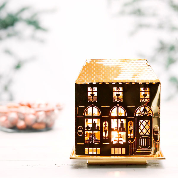 Rektangulært brett og lyslykthus fra Jette Frölich Design