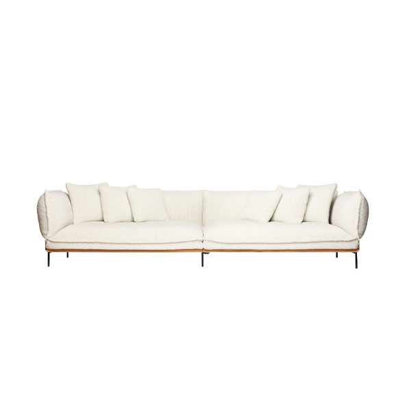 Jord sofa | 3-seter fra Fogia i tekstil Karakorum 007