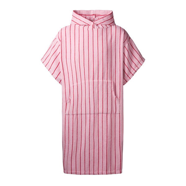 Bongusta Poncho i fargen baby pink/patrol