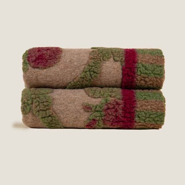 Old Style Bordeaux | Ullpledd fra Frati Home