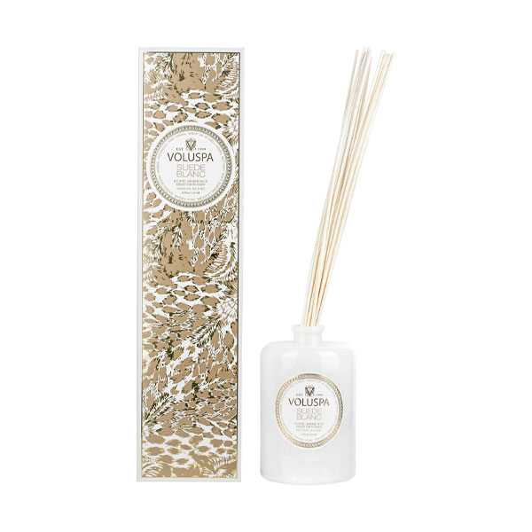 Suede Blanc diffuser fra Voluspa