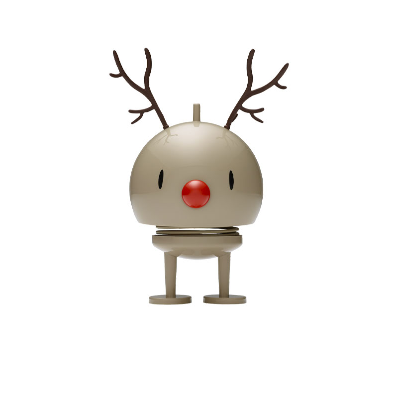 Hoptimist reinsdyr i beige