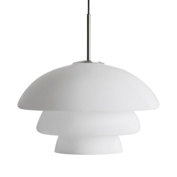 Arkivlampe fra Hadeland Glassverk i XL i matt hvit.