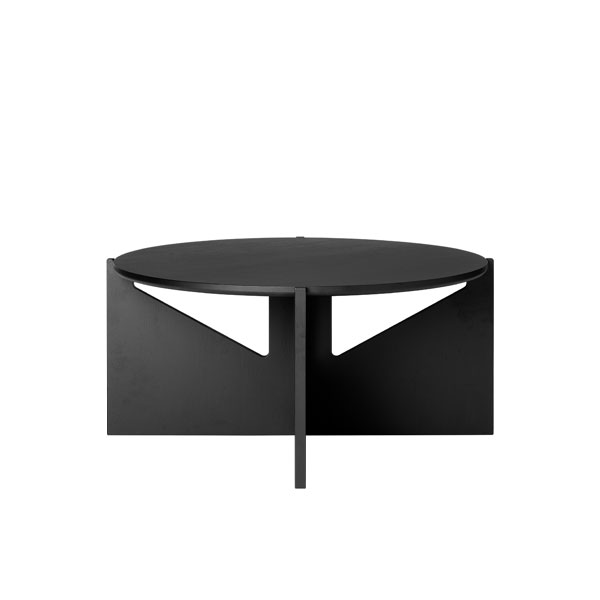 Simple table XL Ø.78 I sortlakkert eik fra Kristina Dam Studio