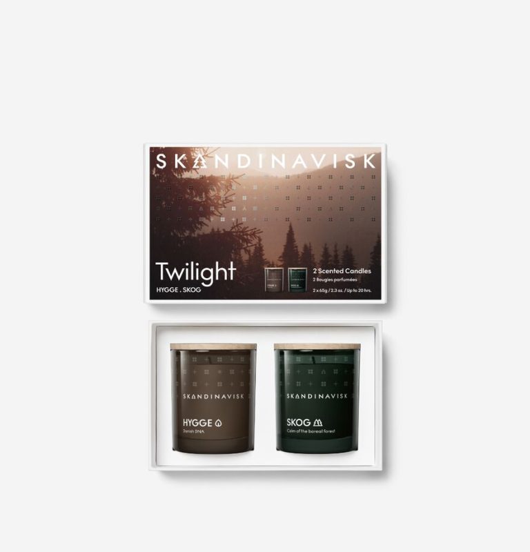 Gavesett | Twilight Skog og Hygge duftlys fra Skandinavisk