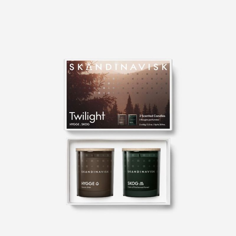 Gavesett | Twilight Skog og Hygge duftlys fra Skandinavisk