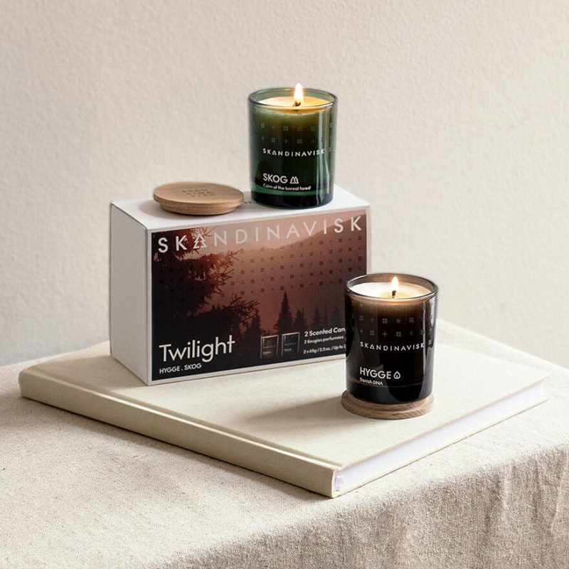 Gavesett | Twilight Skog og Hygge duftlys fra Skandinavisk