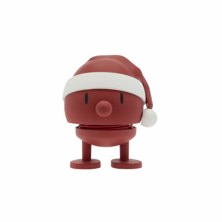 Rød julenisse hoptimist med rød nisselue