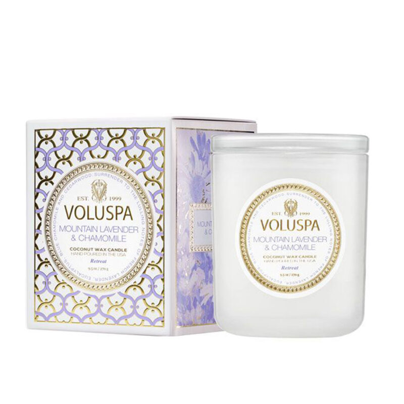 Voluspa duftlys i duften Mountain lavender