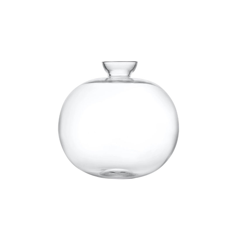 Avo vase i klart munnblåst glass fra Blomus