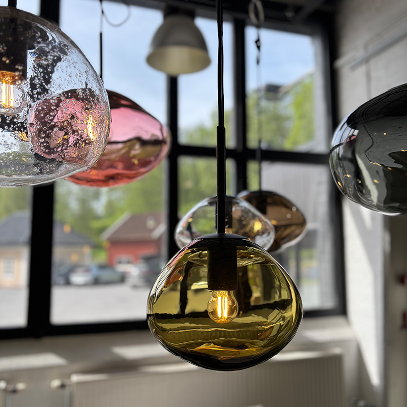 Hadeland Glassverk-Crystal Stone taklampe-salgsvarer-2