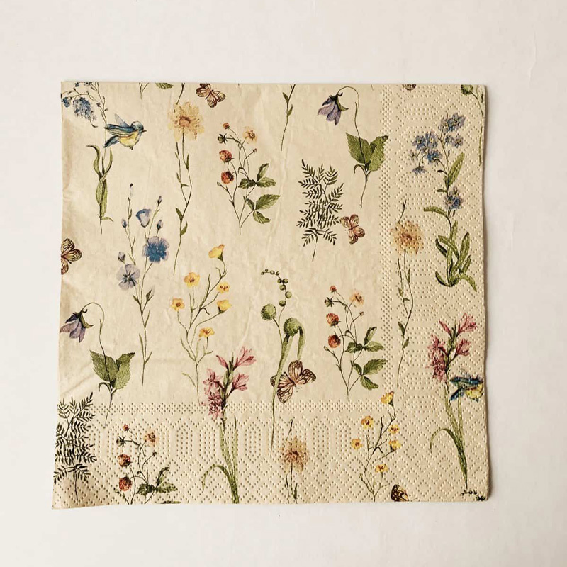 Serviett Blomstereng 40x40 Fra Trend Design
