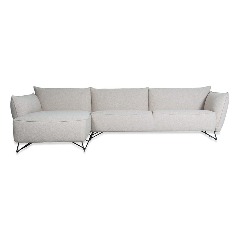 My Home sjeselong sofa fra Jess Design-Trier Sand tekstil-et hjem