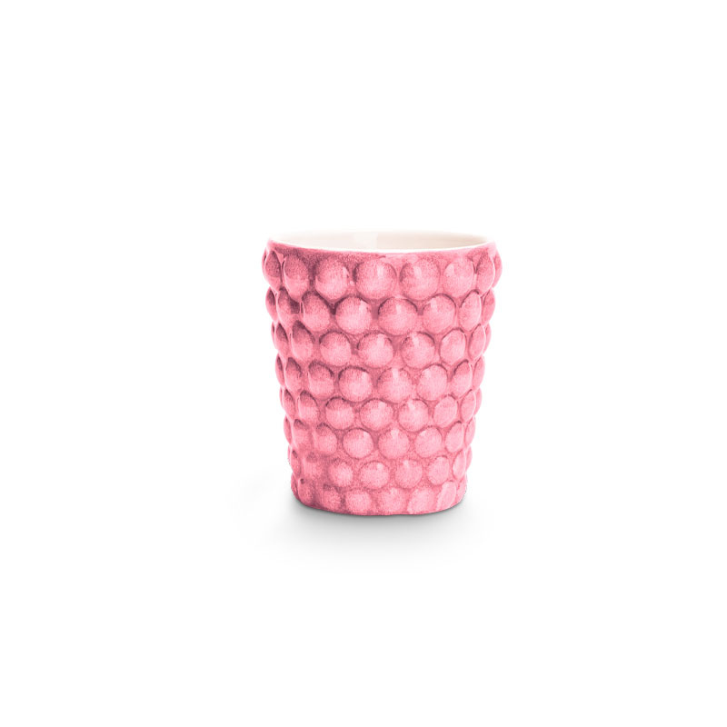 Bubbles kopp uten hank i rosa fra Mateus