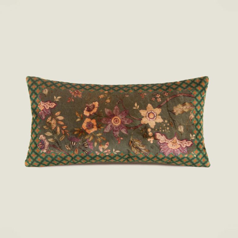 Floral green pute 30x60 I grønt fra Frati Home