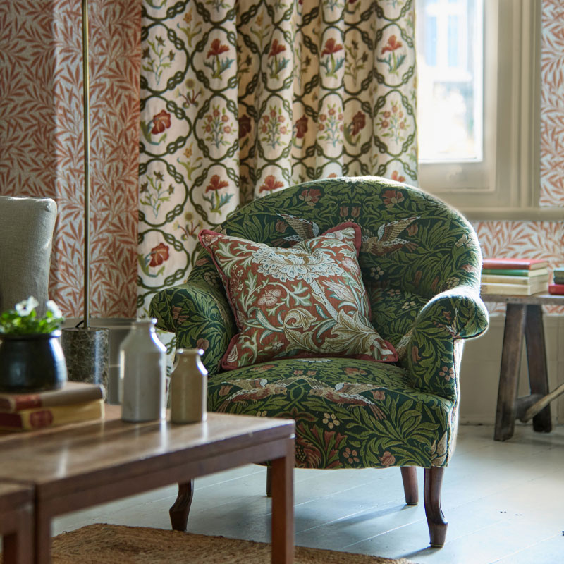 Ulike tekstiler kan gjøre et hvert rom unikt! Tekstil fra Sanderson og William Morris