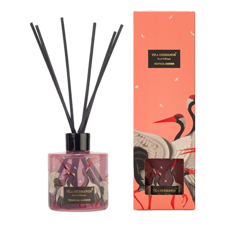 Vila Hermanos-Pink Crane-diffuser-duftpinner-et hjem