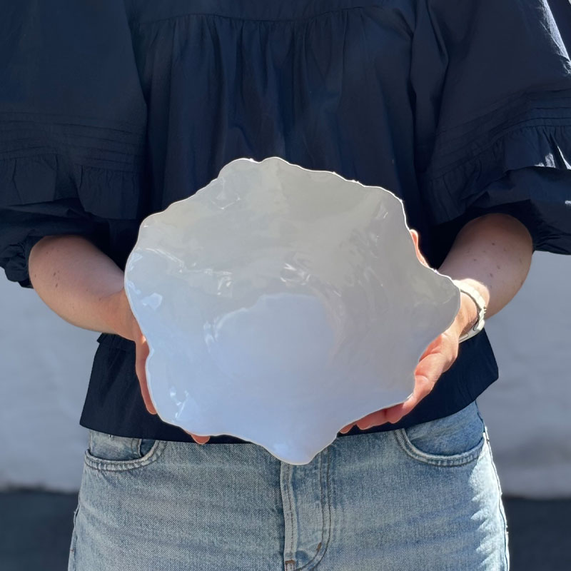 clair fat 25 cm i hvit fra olsson og jensen