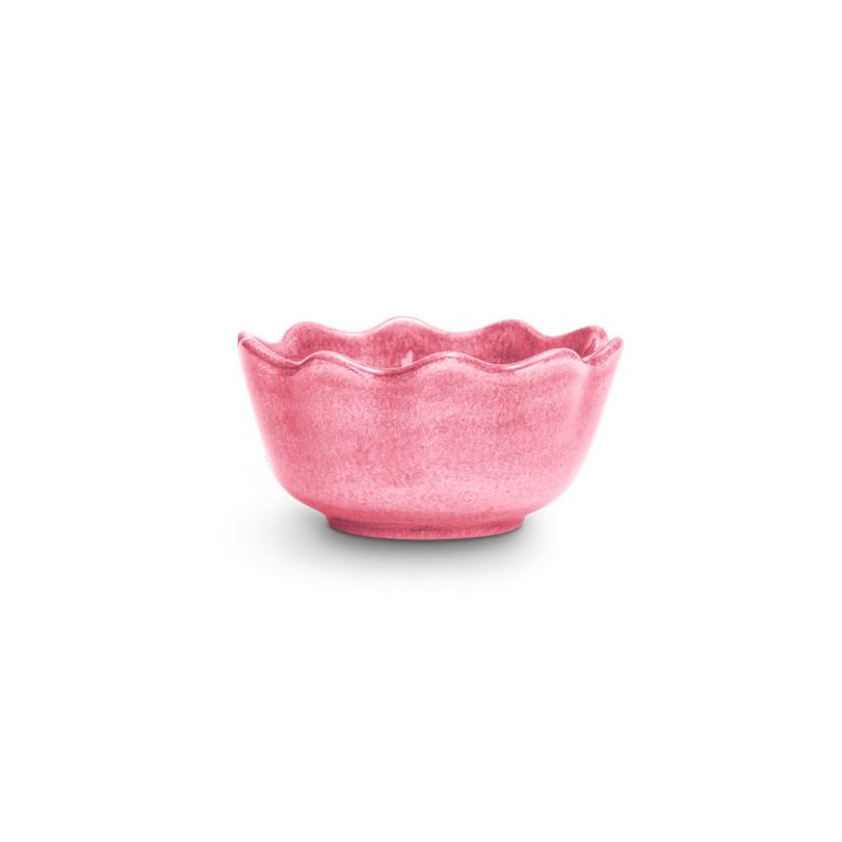 rund oyster bolle i 13 cm i rosa fra mateus