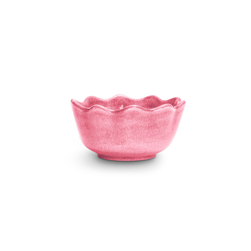 rund oyster bolle i 13 cm i rosa fra mateus