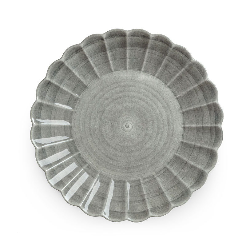oyster fat i 42 cm i grå fra mateus