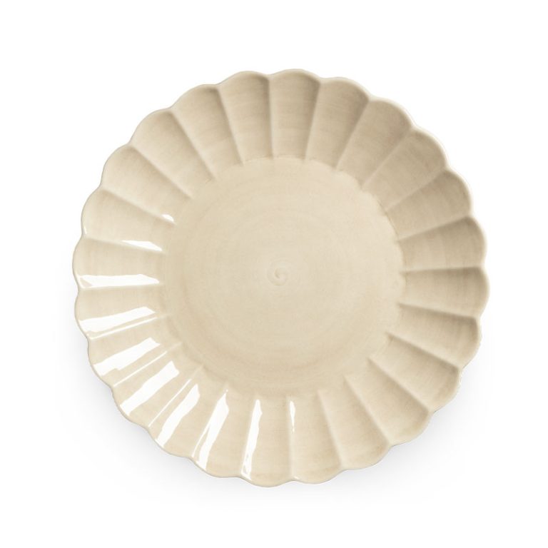 oyster fat i 42 cm i lys beige fra mateus