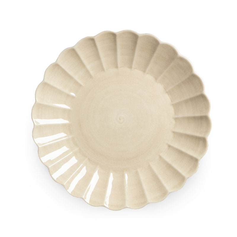 oyster fat i 42 cm i lys beige fra mateus