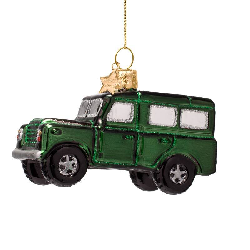 Juleornament | Grønn SUV fra Vondels