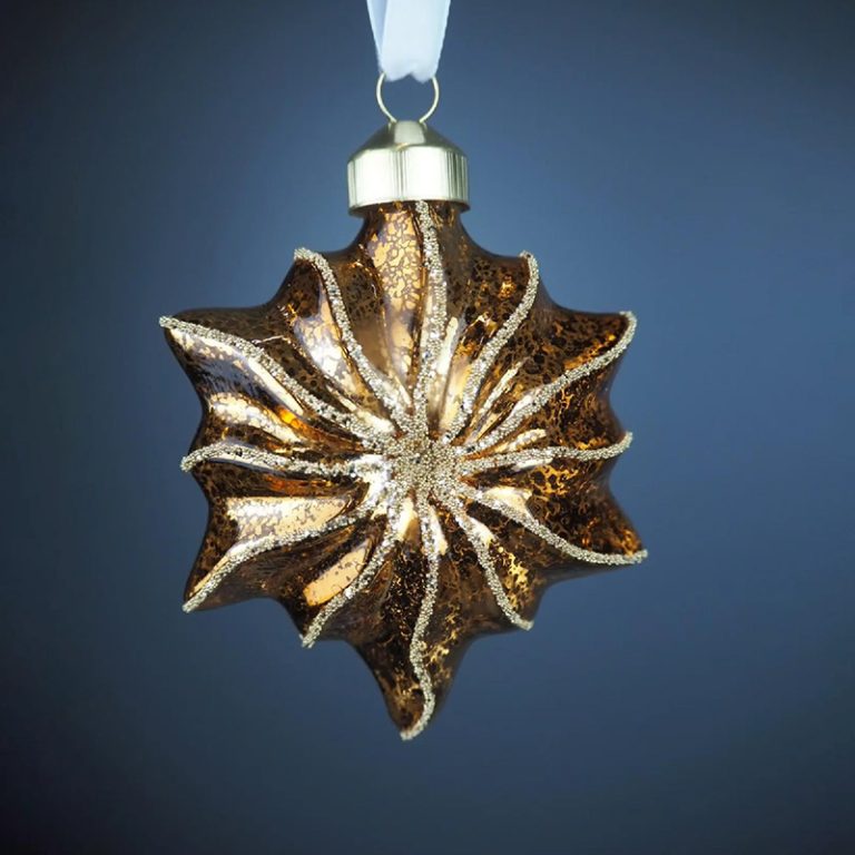 Juleornament | Gull ball fra Filipiniana