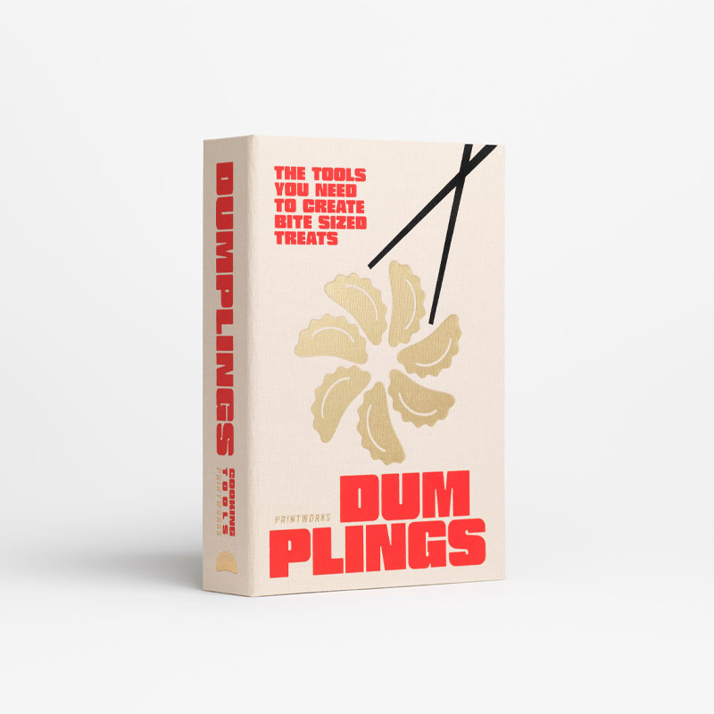 dumplingsredskaper i en pen eske fra Printworks
