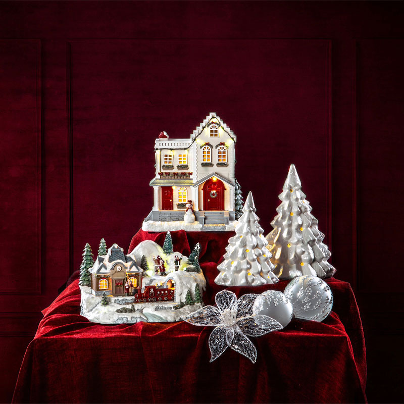 Lysende julehus fra alot