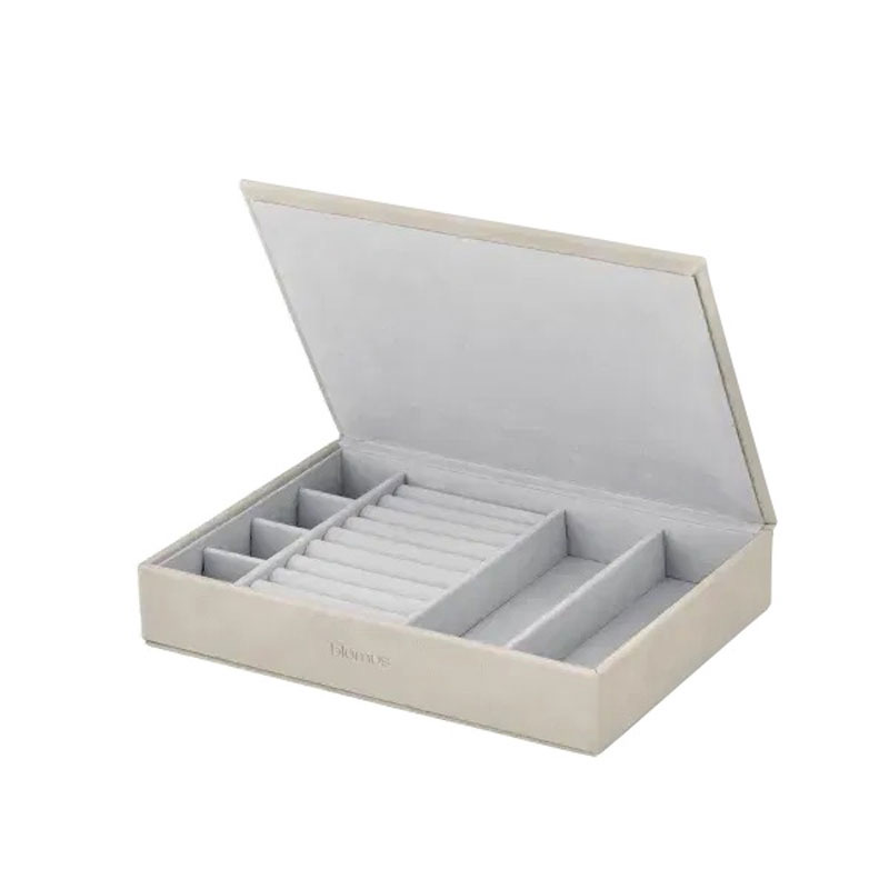 sahla smykkeskrin i beige skinn fra blomus