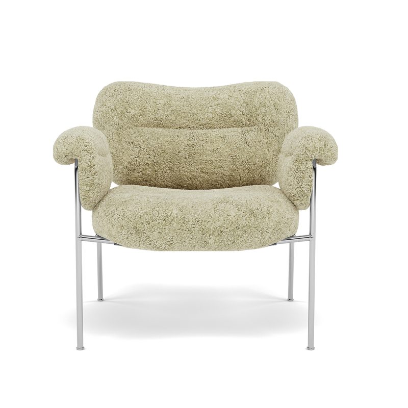 Bollo lounge-lenestol-fogia-Sheepskin Mohawi-krom bein-et hjem-1
