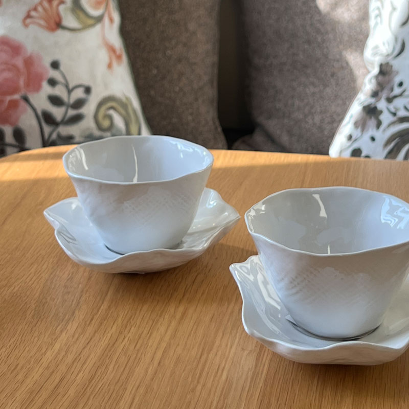 clair kopp med tallerken fra olsson og jensen