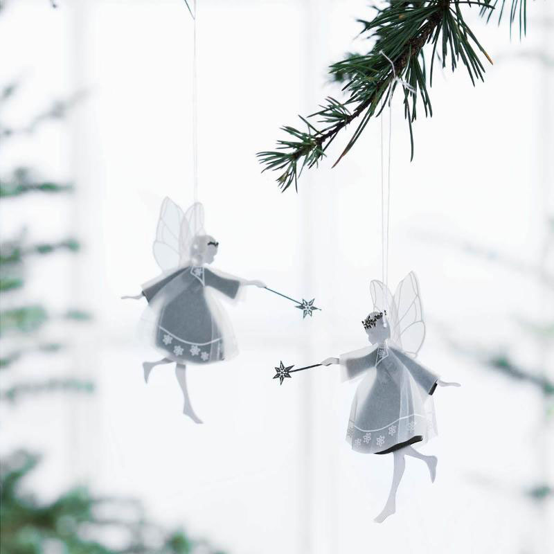 dansende feer i hvitt i 2 pk fra Jette Frölich