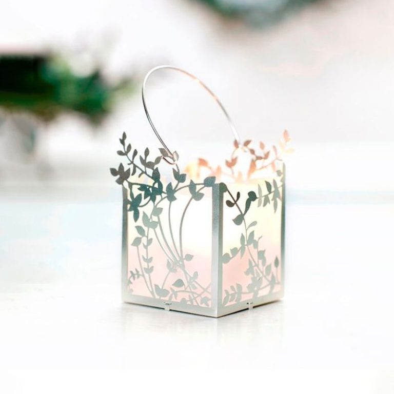 lysholder løv i sølv fra Jette Frölich