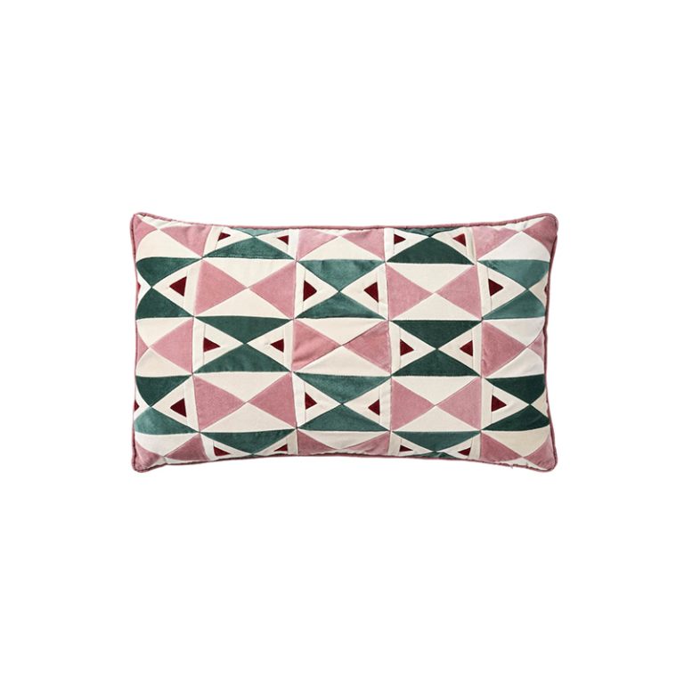 Christina Lundsteen-Maisie pute-dold rose, peacock, wine-et hjem forside