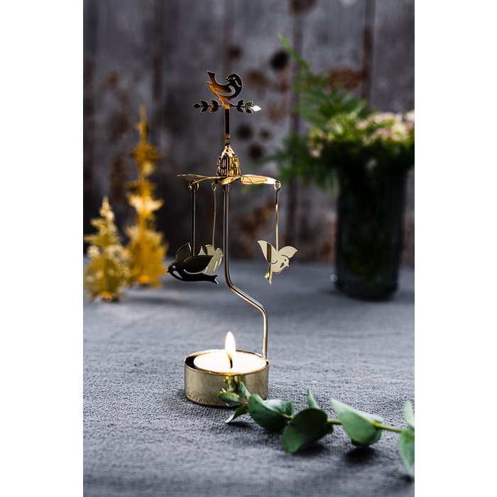 Englespill med fulger i gull fra Jette Frölich